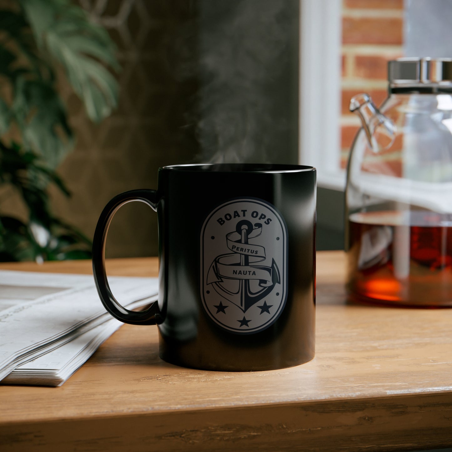11oz Black Mug